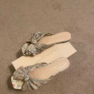 Loeffler Randall open toe slides